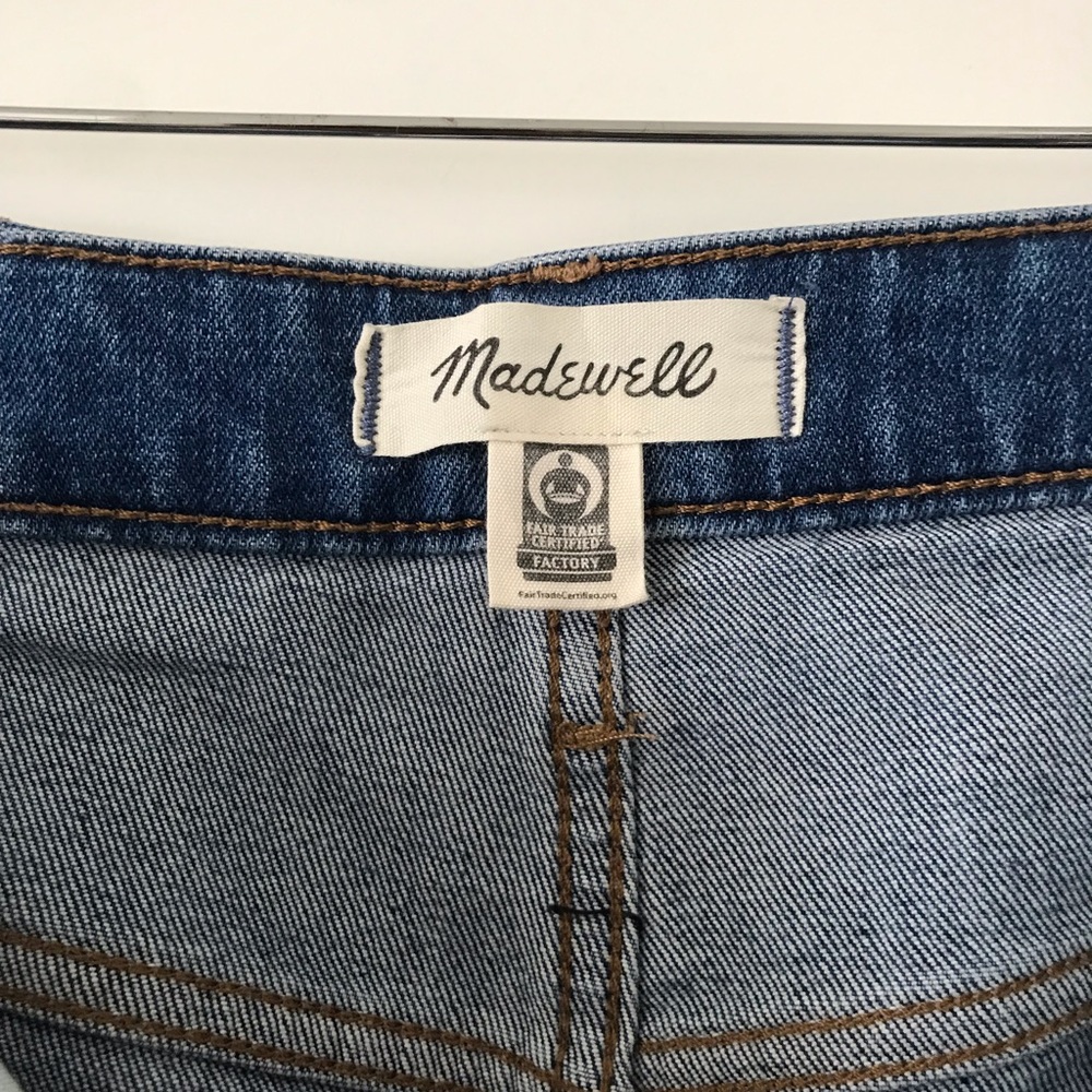Madewell Curvy Slim Wide Leg Jeans Newington Wash Size 28 - Picture 8 of 10